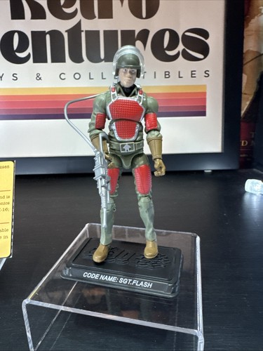GI Joe 25th Anniversary Sgt Flash v2 Complete 1:18 Figure Hasbro 2008 VG+ - Picture 2 of 7