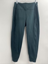 Athleta Women's Cypress Green RAINIER MID RISE Athletic JOGGER Pants Size Small