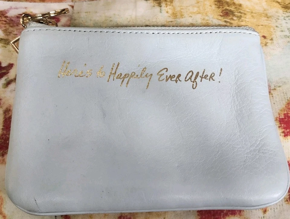 Nueva bolsa/cartera Rebecca Minkoff de cuero azul menta "Felices para siempre" Ret. $72 Foto 2 de 4