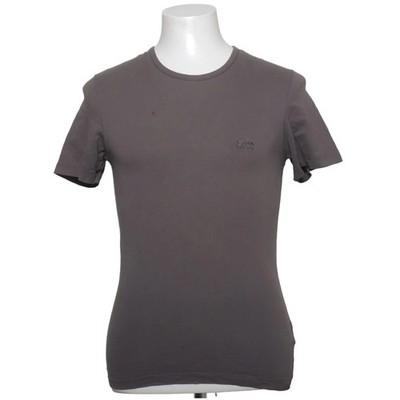 Hugo Boss, T-shirt, Größe: S, Grau, Einfarbig, Herren #BcX