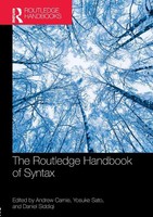 The Routledge Handbook Of Syntax Andrew Carnie (U. A.) Taschenbuch Englisch 2017