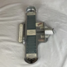 VINTAGE BRANNOCK DEVICE Foot Size Measurement Tool Shoe Store Red Wing Women US