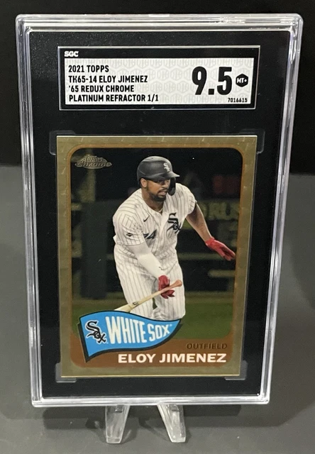 2021 Topps Eloy Jimenez #TH65-14 1965 Topps Redux Chrome Platinum Refractor 1/1