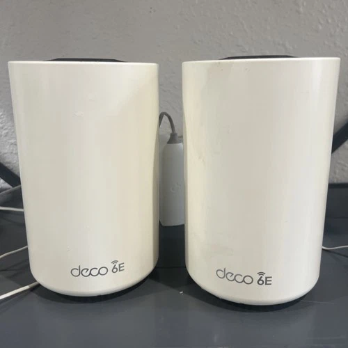 TP-Link Deco XE5300 Wi-Fi 6E Tri-Band Whole-Home Mesh Wi-Fi System (2-Pack) - product listing photo