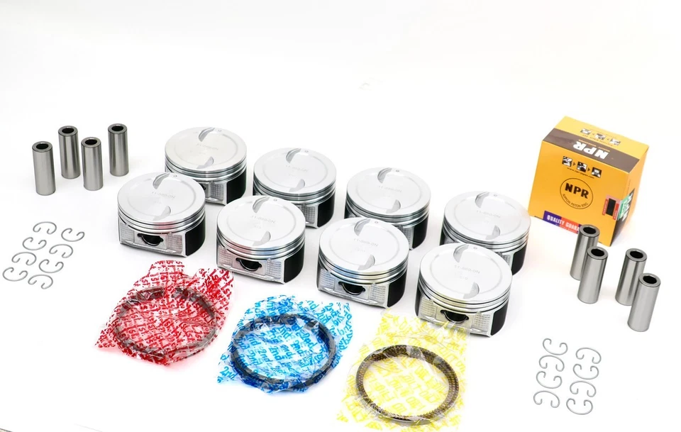 Stock Replacement L96 LY6 L76 NPR Pistons with Rings 2007-2020 GM 6.0L Truck SUV - Image 3 of 4