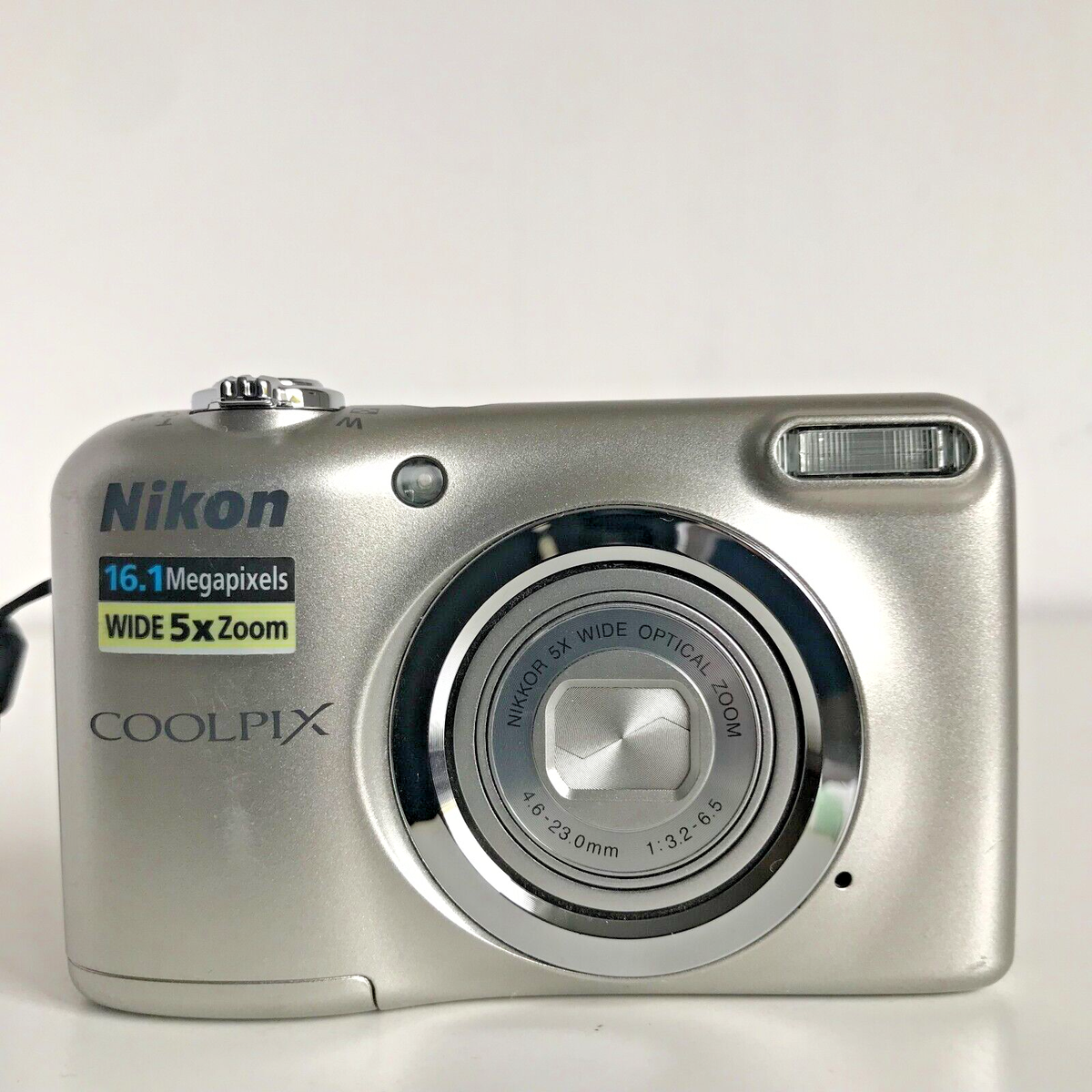 NIKON Coolpix A10 16MP Digital Camera BLACK TESTED W/SD CARD 