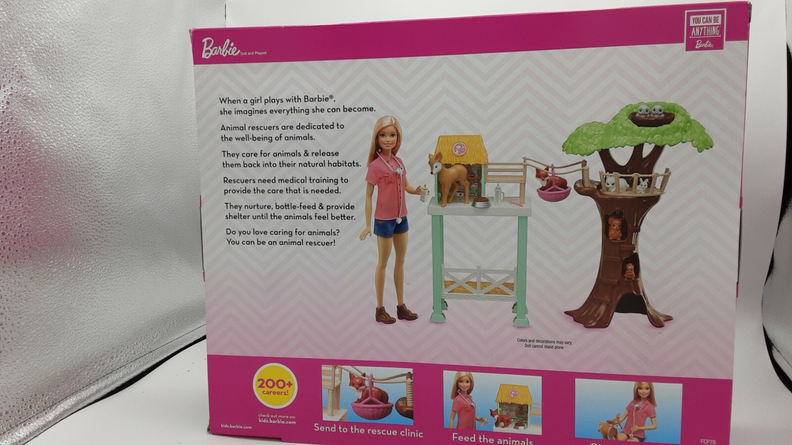 barbie rescue center playset
