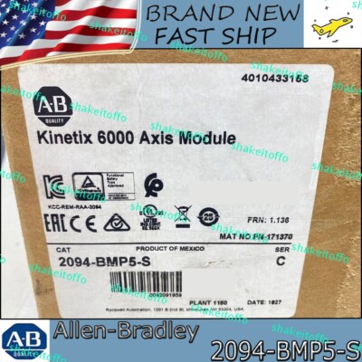 Factory Sealed AB 2094-BMP5-S Kinetix 6000 Axis Module Free Shipping