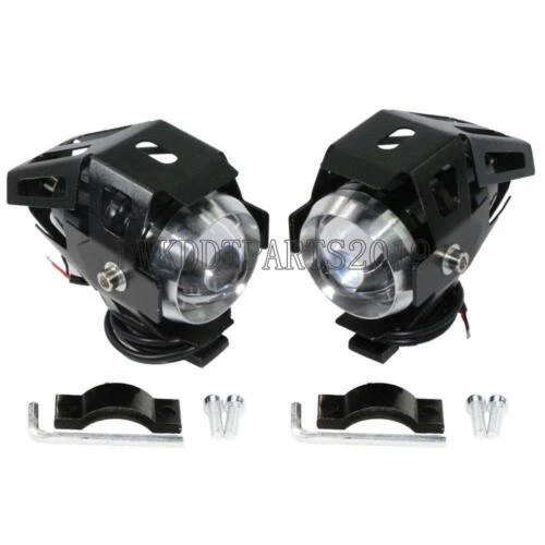 2x Luces de conducción de faros U5 aptas para Harley Davidson Street Glide FLHX Touring Foto 3 de 4