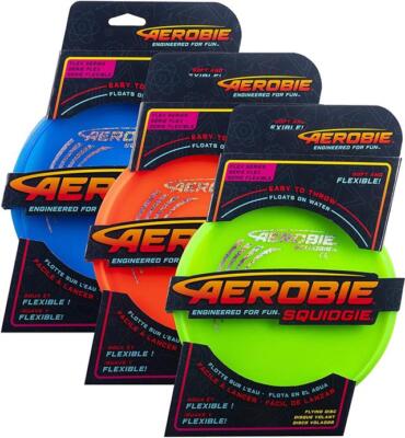 Aerobie Squidgie flexibel fliegende 8'' Scheibe. Aerodynamische Spoilerfelge Langflüge