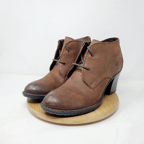 Born Boots Womens 9 Fina Brown Lace Up Victorian Cottagecore Boho Ankle Bootie - Picture 2 of 12