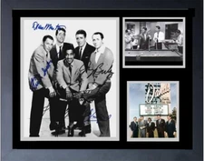 The Rat Pack  11 x 14 Photos Very Rare Photo Signed Reproduction Print
