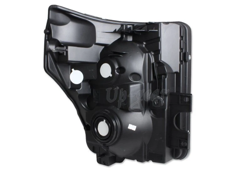 Para Ford F250 F350 Super Duty 2011-2016 Carcasa Negra Faros Reflector Transparente Foto 3 de 4