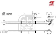 Spurstangenkopf FEBI BILSTEIN 185764 für Suzuki