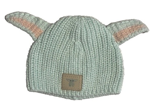 Kids Star Wars Baby Yoda Grogu Beanie Hat All blue + pink  display picture 3
