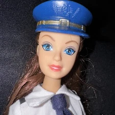 Kid Connection Pilot Doll from Jet Plane Play Set Passport Trays Seatbelt Brush