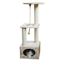Kratzbaum Platin Pro HöHe 109 Cm Beige KatzenhöHle