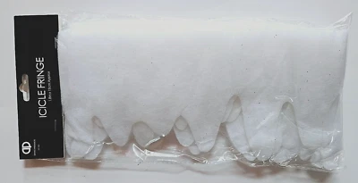 DAVIES PRODUCTS 1.8m Icicle Snow Fringe GARLAND Display Christmas Decoration 180cm