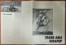 1973 Trams Ama Wrap Up Motorcycle 4p Race Article