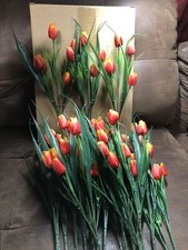24 Bundles Artificial Tulips Real Touch Home Wedding Party Festival Decor NEW