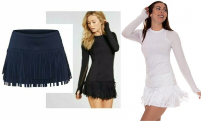 Nwt Lucky In Love Fringe Active Tennis Skirt Skort Shorts XS S