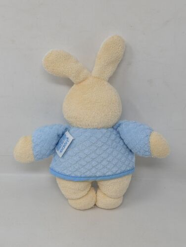 Vintage Eden Terry Cloth Plush Baby Bunny Peter Rabbit Rattle Stuffed Animal 90s - Picture 2 of 5