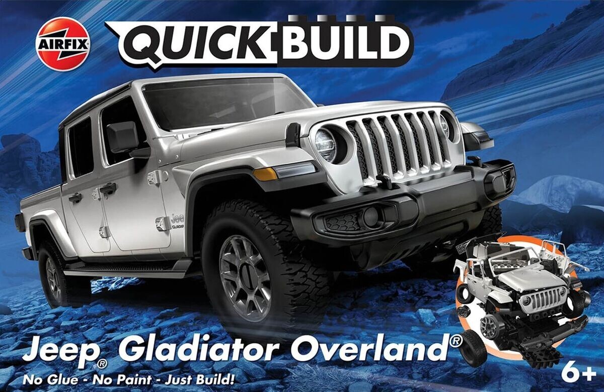 Lego Voiture QUICKBUILD JEEP GLADIATOR OVERLAND J6039 maquette plastique tout-terrain