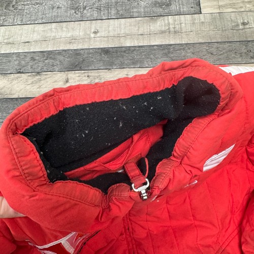 Giubbotto piumino vintage Fila Ferrari Scuderia anni 90 retrò rosso uomo grande - Foto 12 di 12