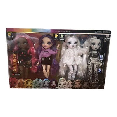 MGA Entertainment Rainbow High & Shadow High Fashion Doll Set - Pack of 4