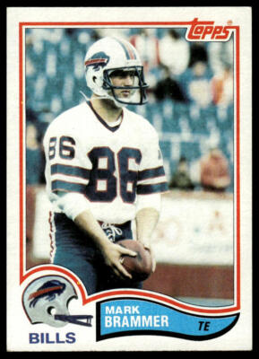 1982 Topps #22 Mark Brammer Buffalo Bills
