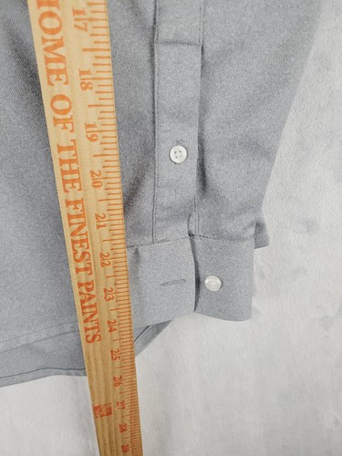 Ministry of Supply Shirt Men Size M Long Sleeve Raglan Button Up Gray Slim Fit - 第 8/13 張圖片
