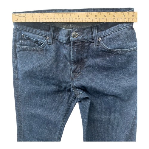 7 For All Mankind Men's Slimmy Blue Dark Wash Jeans 32” x 32” - Picture 5 of 9