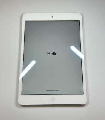 Apple iPad Mini 2 (16/32GB Wi-Fi + 4G) Verizon Lock A1490 - White/Black A1490