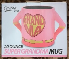 Super Grandma 20oz Coffee Tea Mug Gift Grandparents Day Novelty Boxed