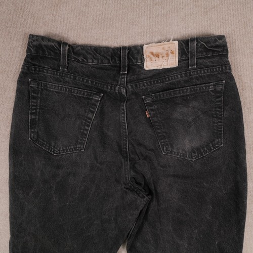 Levi's Loose 545 Brown Tab Men's 36x29 (33x27) Faded Black Wing 90's Vintage - Bild 17 von 20