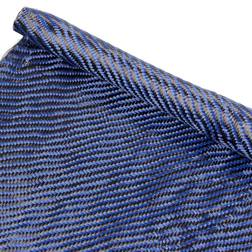 Blue A+ 3K 200gsm Real Carbon Fiber Cloth High-Quality Carbon Fabric twill 12" - Picture 2 of 12
