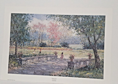 JAMES FRAZIER ''MEADOW VIEW'' Edition of 950 1989 28'' x 18'' NEW Mint