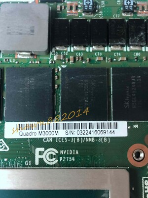 Dell Precision M6800 7710 7720 Nvidia Quadro M3000M 4GB GDDR5