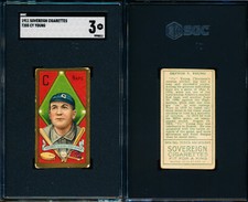 1911 T205 Gold Borders - Sovereign - Denton Cy Young SGC 3 VG - HOF  *BEAUTIFUL*