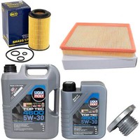 MotoröL Filter Set 5W-30 6 Liter + ÖLablassschraube FüR Opel Astra G Zafira A