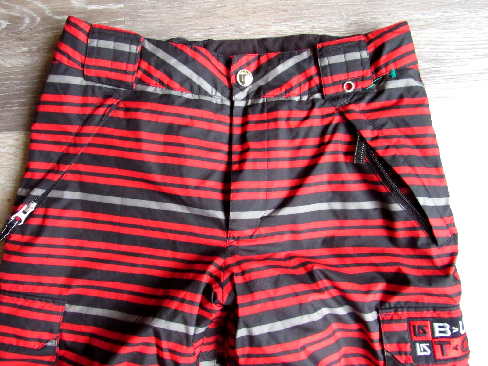 burton exile cargo dryride stripes ski snowboard pants