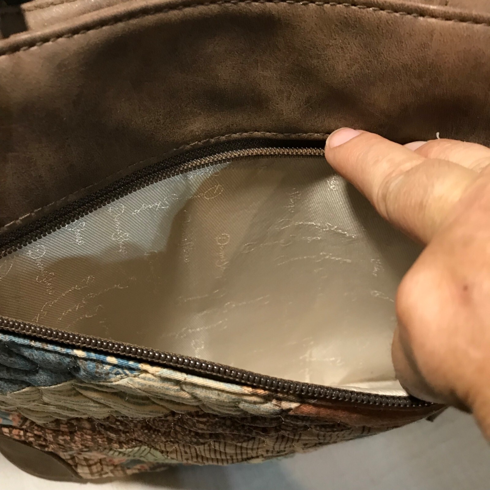 Donna Sharp Quilted Patchwork Tote Shoulder Bag M… - image 12