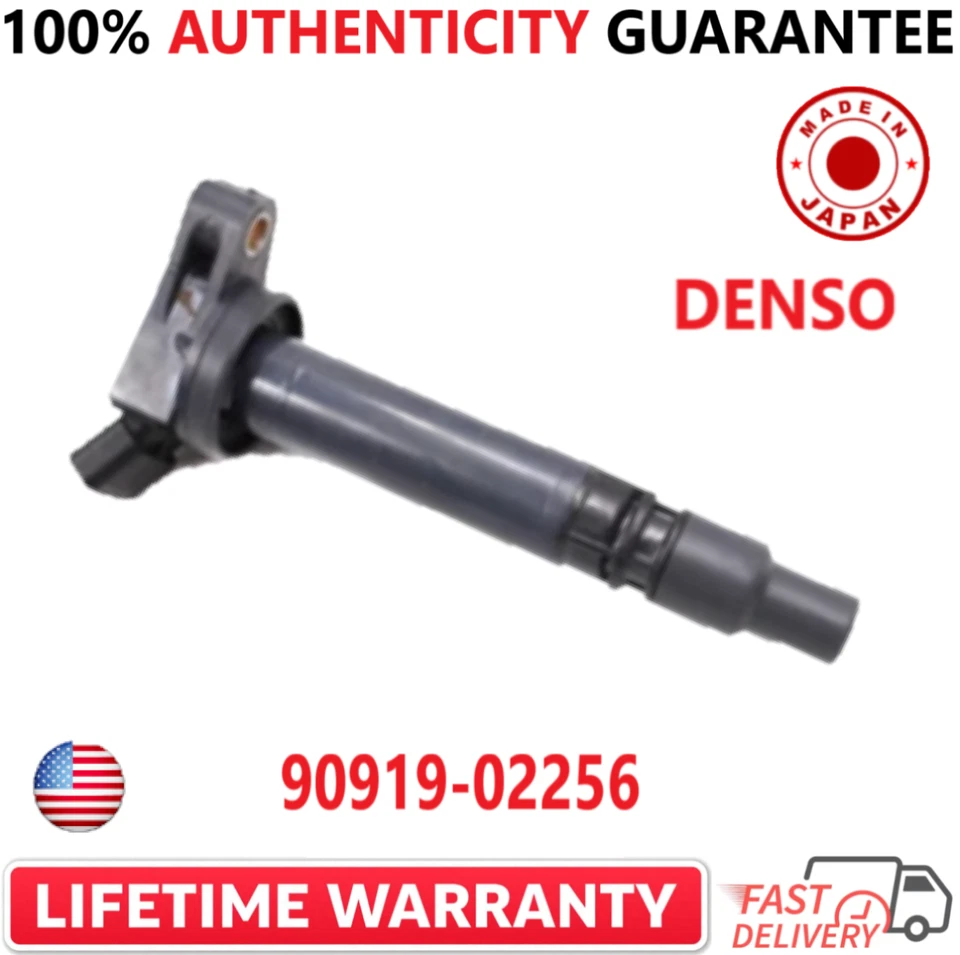 x6 OEM DENSO NEW Ignition Coils For 2005-2024 Toyota Lexus I4 V6 V8, 90919-02256 - Image 4 of 4