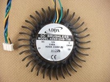 65mm VGA Video Card Fan Replacement For BFG 8800GT 30mm 4pin AD6512HB-T0B 156