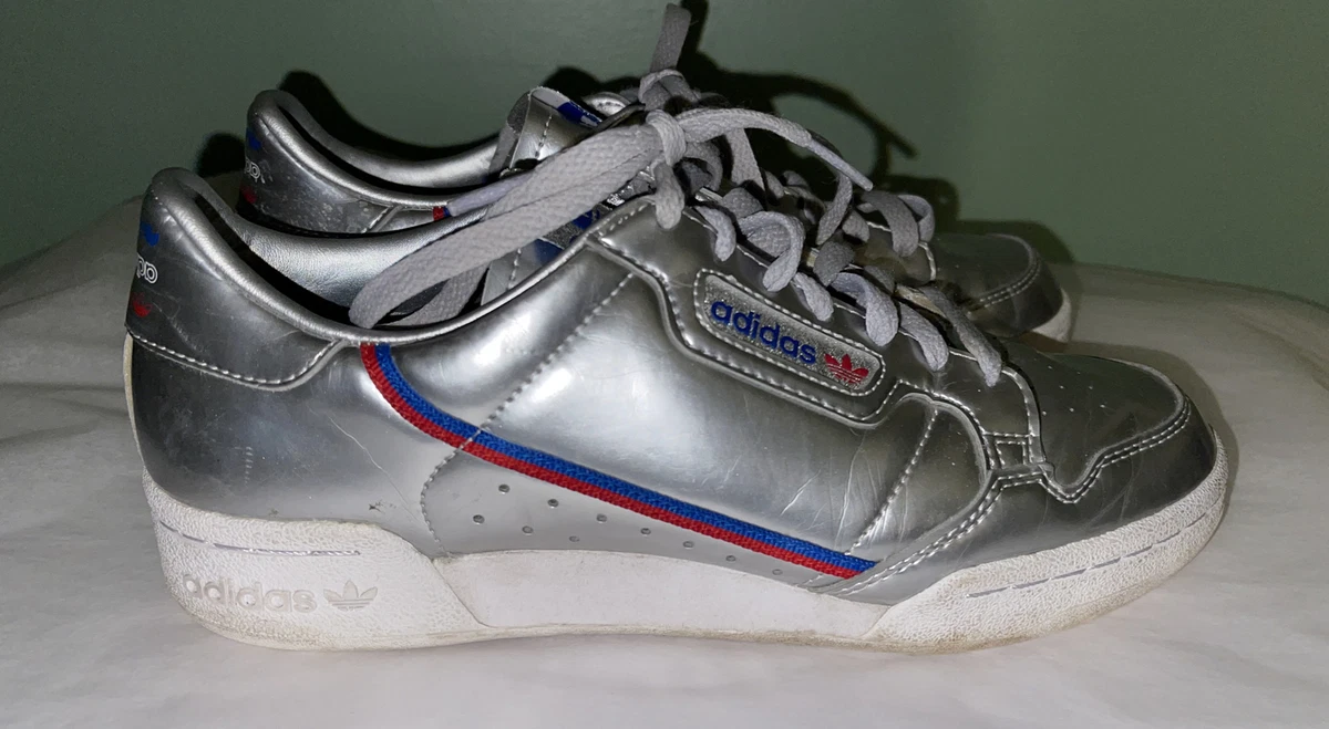 Adidas continental 80 zilver cheap