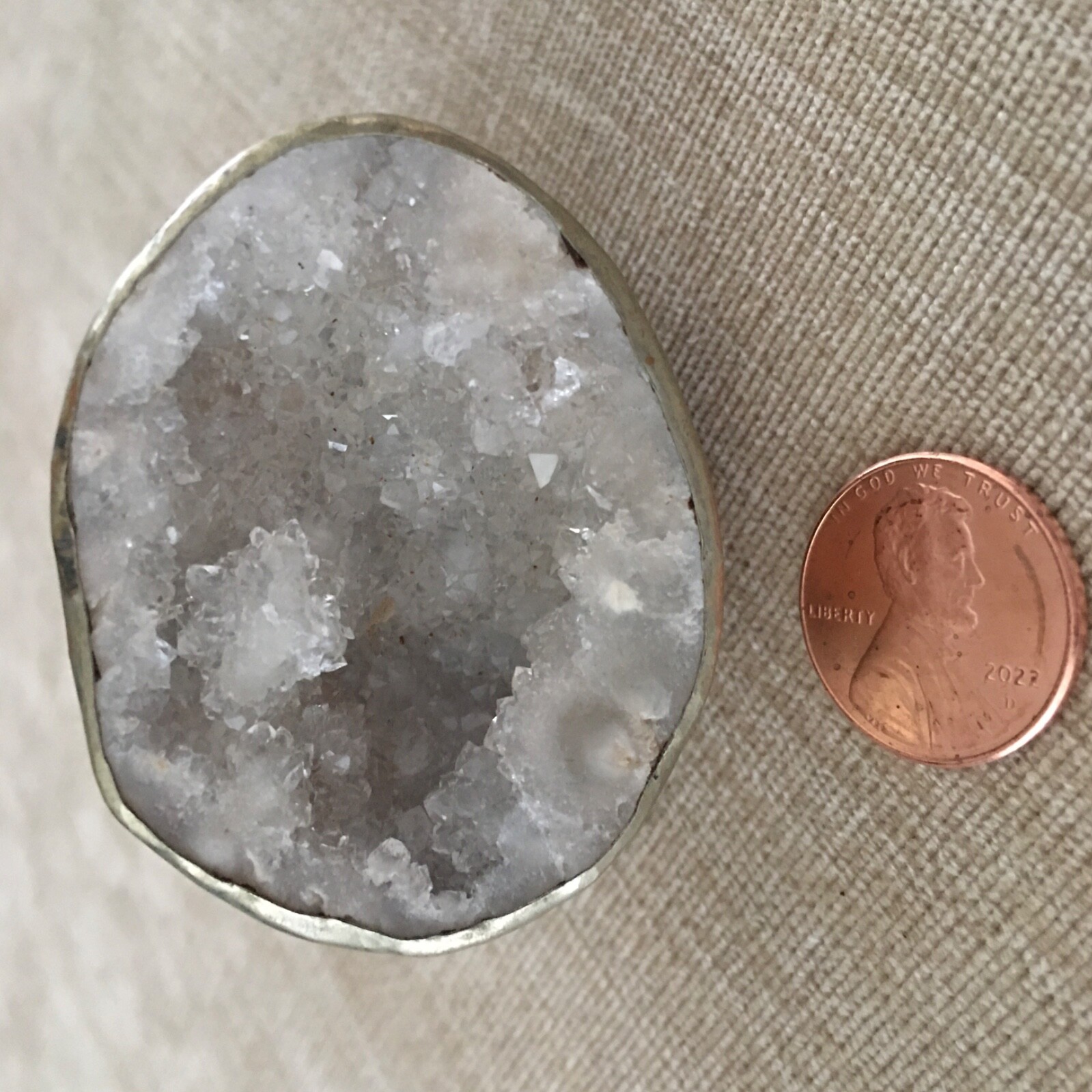 Druzy Crystal Statement Ring Adjustable - image 15