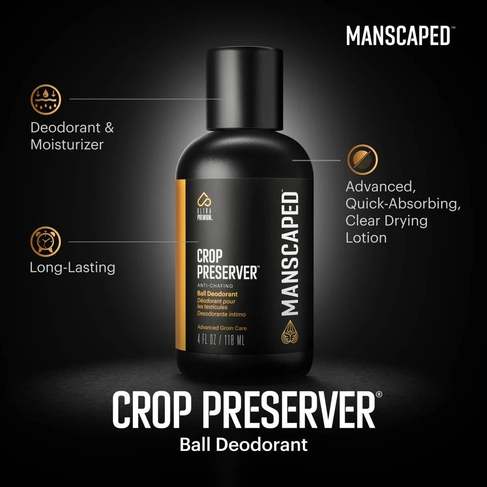 Manscaped® The Crop Preserver™, desodorante masculino anti-correcimento bola - Imagem 2 de 4