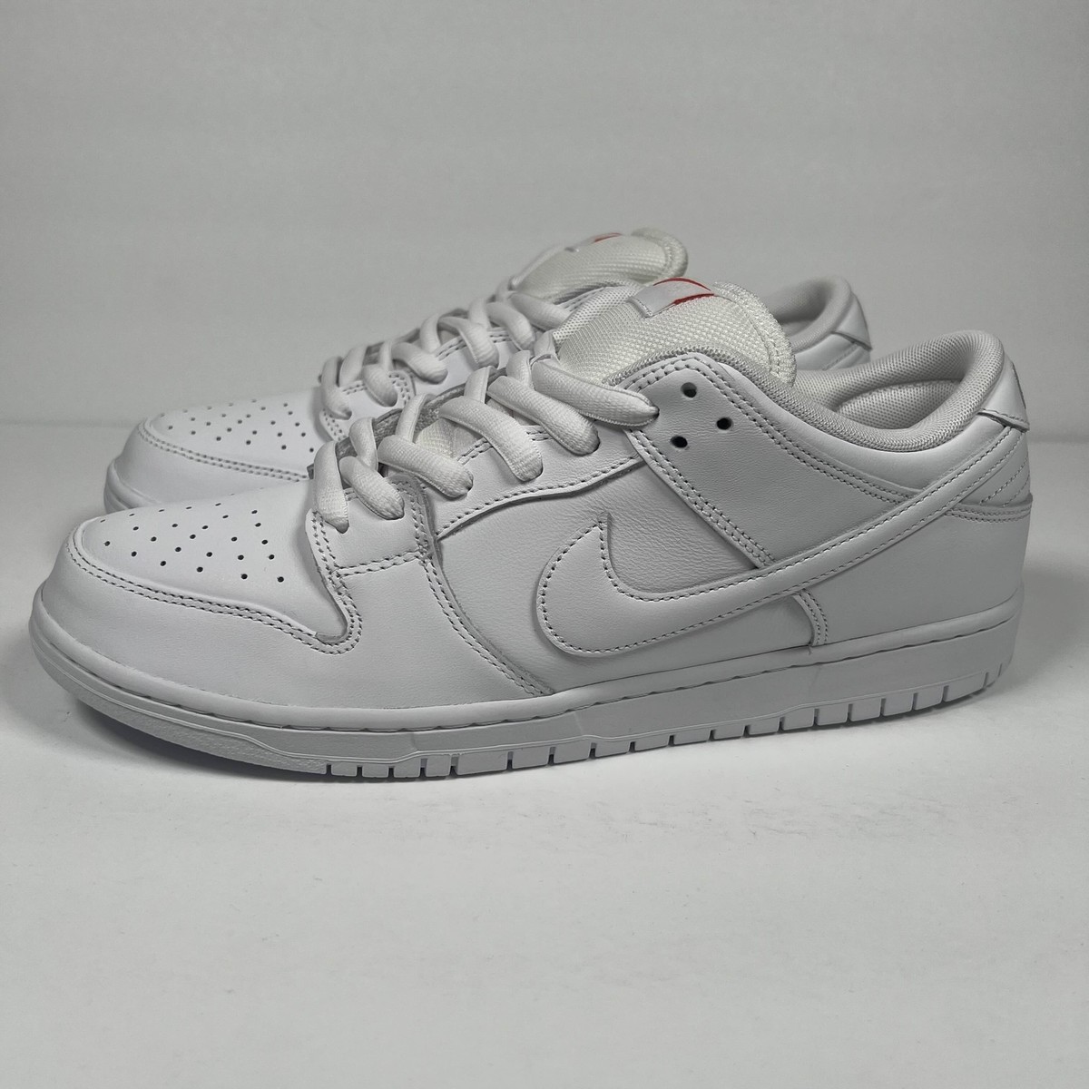 Men's Size 11 - Nike SB Dunk Low ISO Triple White FJ1674-100
