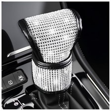 Bling Car Gear Shift Cover with Rhinestone,Stylish Crystal Gear Shift Knob