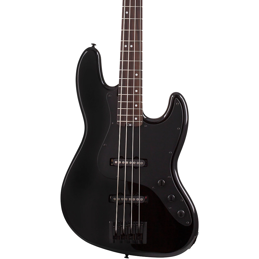 Schecter Guitar Research J-4 Rosewood Fingerboard Bass Gloss Black Blk Pickguard 160690₽